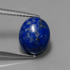 3.46克拉天然青金石，椭圆形切割，10×8.1毫米，不透明