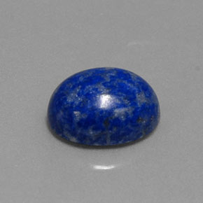 3.22克拉天然青金石，椭圆形切割，10.2×8.2毫米，不透明