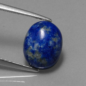 2.92克拉天然青金石，椭圆形切割，10×8.1毫米，不透明