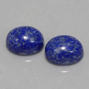 天然青金石，椭圆形切割，10.1×8.2毫米，不透明