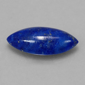 2.84克拉天然青金石，马眼形，14.6×7毫米，不透明