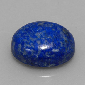 5.86克拉天然青金石，椭圆形切割，12.8×10.9毫米，不透明