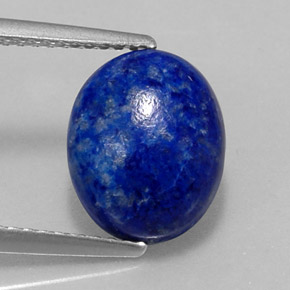 4.01克拉天然青金石，椭圆形切割，11.1×9毫米，不透明