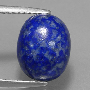 4.42克拉天然青金石，椭圆形切割，10.2×8.2毫米，不透明