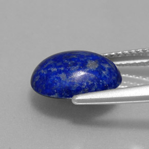 3.12克拉天然青金石，椭圆形切割，10.8×8.8毫米，不透明