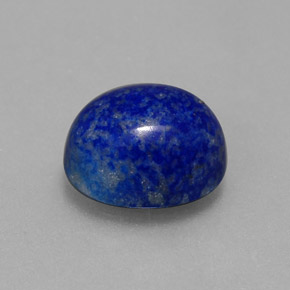 3.87克拉天然青金石，椭圆形切割，10.1×8.1毫米，不透明