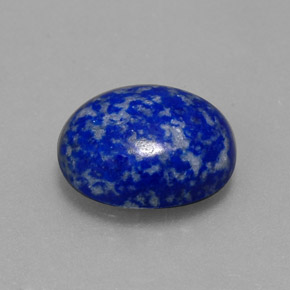 3.97克拉天然青金石，椭圆形切割，11.2×9.1毫米，不透明