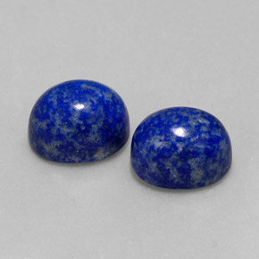 天然青金石，椭圆形切割，10.1×8.1毫米，不透明