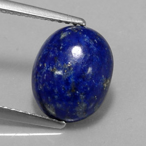 4.23克拉天然青金石，椭圆形切割，11.2×9毫米，不透明