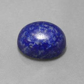3.62克拉天然青金石，椭圆形切割，10.2×8.3毫米，不透明