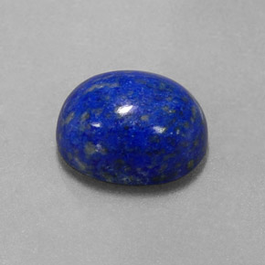 3.73克拉天然青金石，椭圆形切割，10×8毫米，不透明