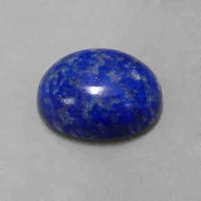 3.72克拉天然青金石，椭圆形切割，11.1×9.2毫米，不透明