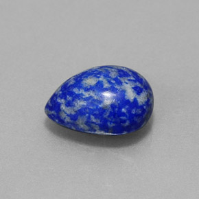 2.52克拉天然青金石，梨形，10×7.9毫米，不透明