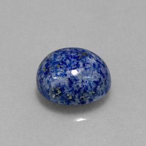 3.08克拉天然青金石，椭圆形切割，9.5×8.1毫米，不透明