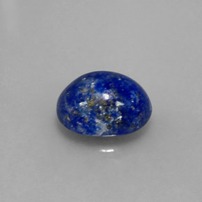 3.38克拉天然青金石，椭圆形切割，10.4×8.5毫米，不透明