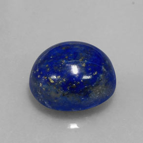 6.36克拉天然青金石，椭圆形切割，11.7×10.7毫米，不透明