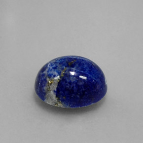 4.35克拉天然青金石，椭圆形切割，11.1×9毫米，不透明