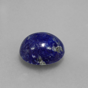 4.56克拉天然青金石，椭圆形切割，11.2×9.7毫米，不透明