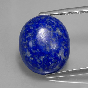 8.81克拉天然青金石，椭圆形切割，14.1×12.1毫米，不透明