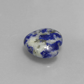 3.29克拉天然青金石，心形，10.2×9.8毫米，不透明