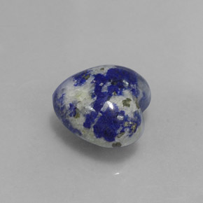 4.69克拉天然青金石，心形，10.5×10.1毫米，不透明