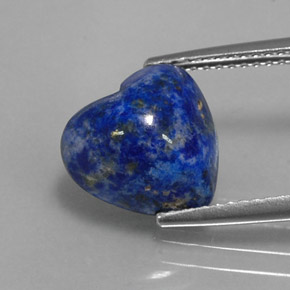 4.63克拉天然青金石，心形，10.8×10.5毫米，不透明