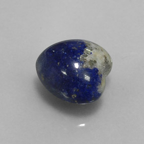 4.64克拉天然青金石，心形，10.1×9.9毫米，不透明