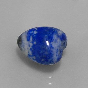 4.39克拉天然青金石，心形，10.7×10.7毫米，不透明