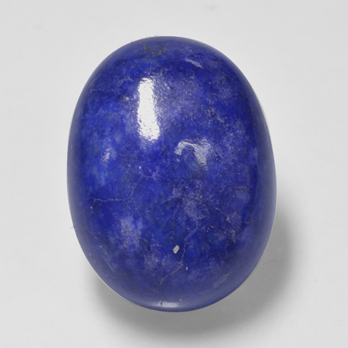 9.84克拉天然青金石，椭圆形切割，15.6×11.7毫米，不透明
