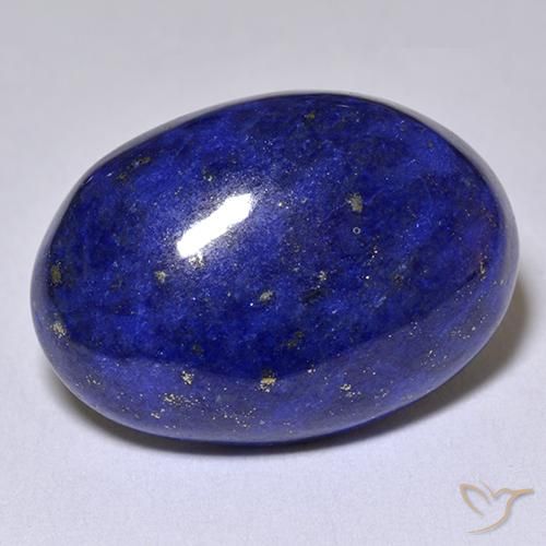 10.71克拉天然青金石，椭圆形切割，17.3×12.3毫米，不透明