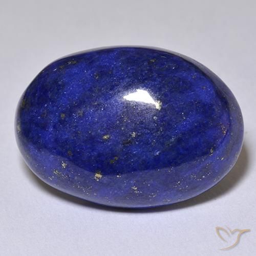 10.71克拉天然青金石，椭圆形切割，17.3×12.3毫米，不透明