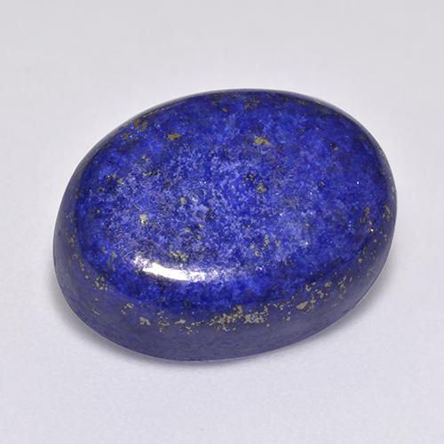 14.45克拉天然青金石，椭圆形切割，16.8×12.7毫米，不透明