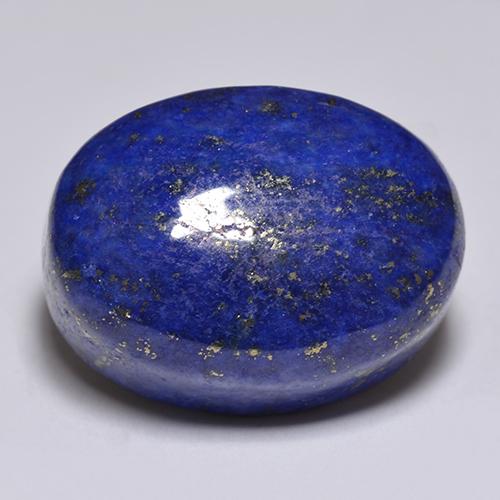 14.49克拉天然青金石，椭圆形切割，16.1×12.2毫米，不透明