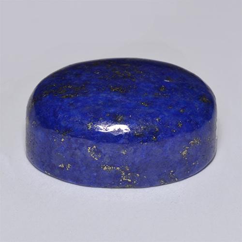14.49克拉天然青金石，椭圆形切割，16.1×12.2毫米，不透明