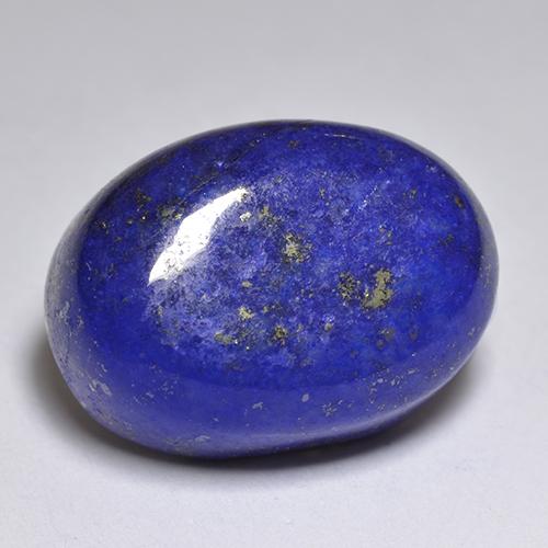 12.72克拉天然青金石，椭圆形切割，15.6×11.2毫米，不透明
