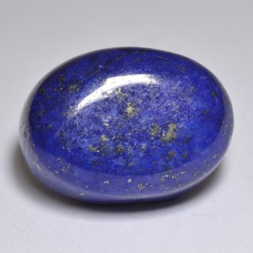 12.72克拉天然青金石，椭圆形切割，15.6×11.2毫米，不透明