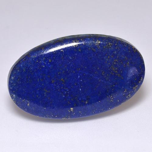 39.54克拉天然青金石，椭圆形切割，32.9×19.7毫米，不透明