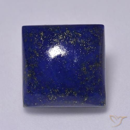7.54克拉天然青金石，方形，10.9×10.9毫米，不透明