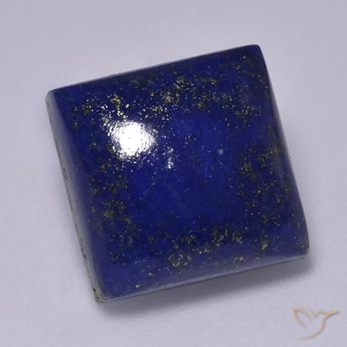 7.54克拉天然青金石，方形，10.9×10.9毫米，不透明