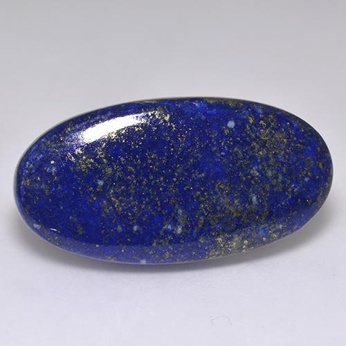 59.23克拉天然青金石，椭圆形切割，39.8×20.6毫米，不透明