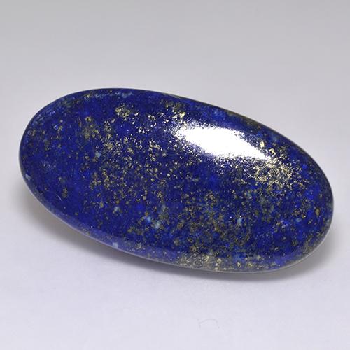 59.23克拉天然青金石，椭圆形切割，39.8×20.6毫米，不透明
