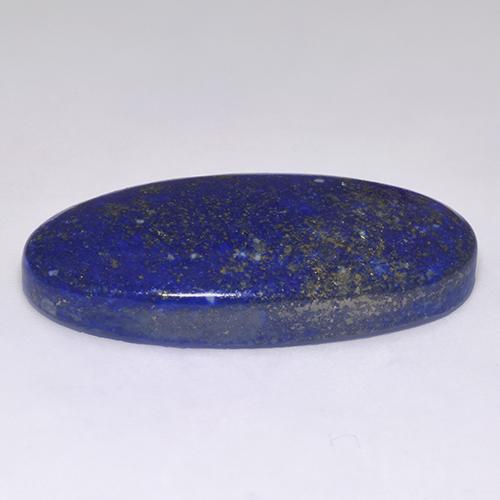 59.23克拉天然青金石，椭圆形切割，39.8×20.6毫米，不透明