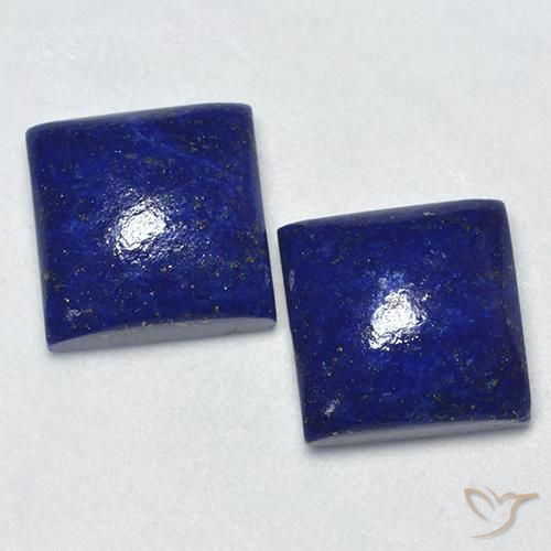 14.39天然青金石，方形，11.1×11毫米，不透明