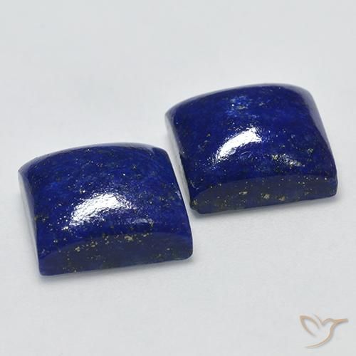 14.39天然青金石，方形，11.1×11毫米，不透明