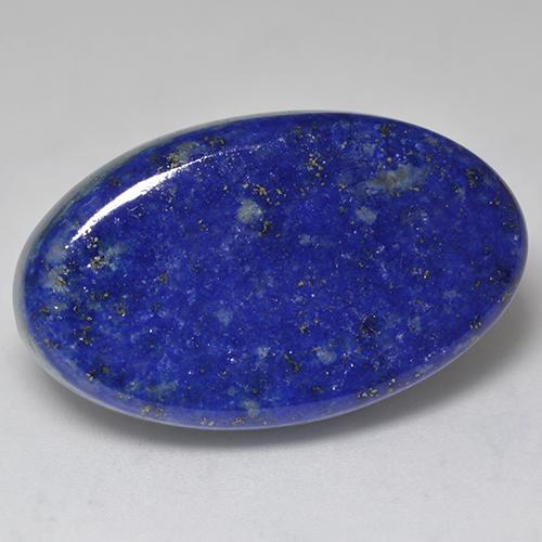 34.75克拉天然青金石，椭圆形切割，28.9×17.5毫米，不透明