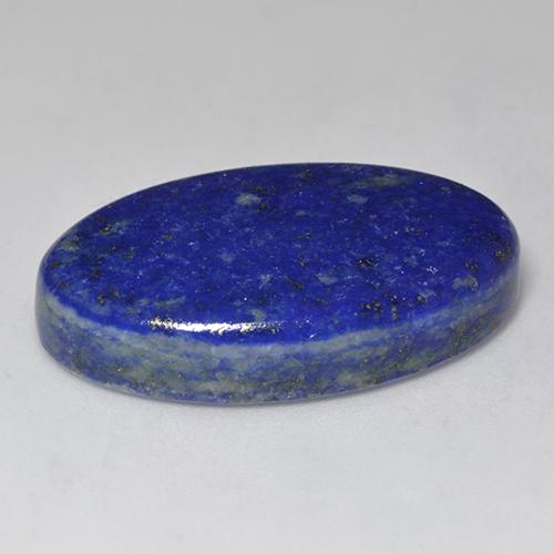 34.75克拉天然青金石，椭圆形切割，28.9×17.5毫米，不透明
