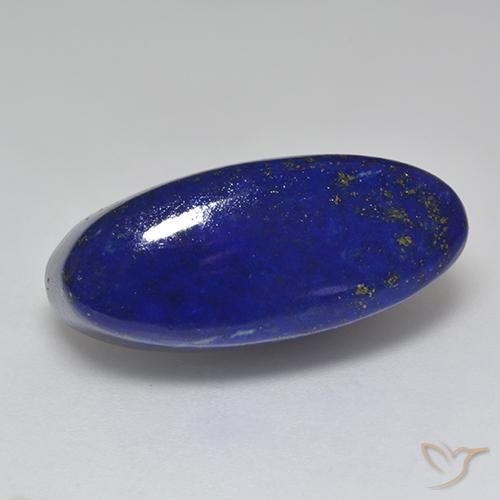 25.74克拉天然青金石，椭圆形，不透明