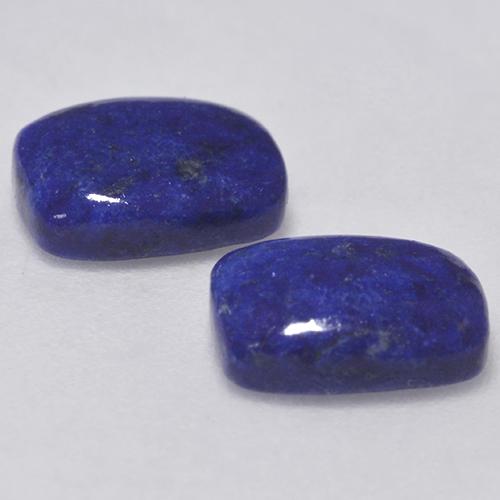 2.59天然青金石，垫形剪裁，8.2×6.2毫米，不透明