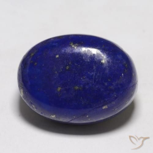 13.91克拉天然青金石，椭圆形切割，16×12毫米，不透明