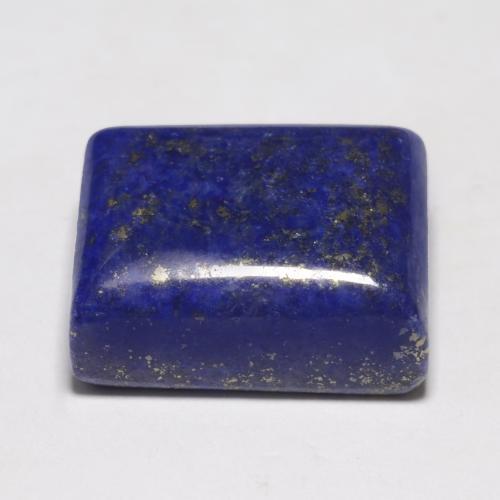 17.06克拉天然青金石，长方形切工，14.9×12.1毫米，不透明